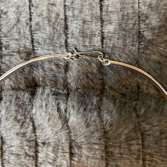 Vintage Choker and Earrings Hand Made in Alpaca Mexico - Picture 3 of 8